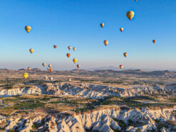 Baloons flying over Turkey in Capadocia