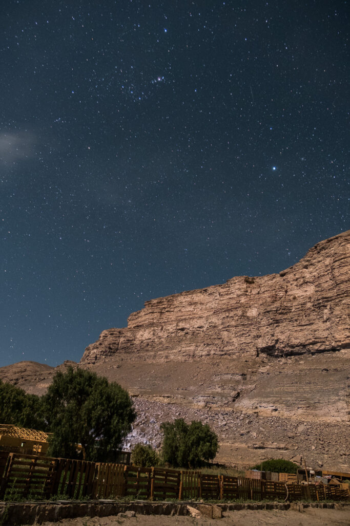 stars on the Altiplano in southern America