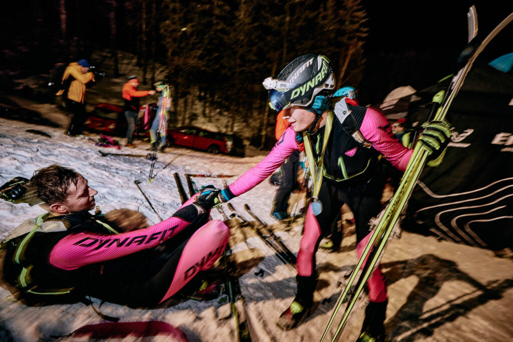 two skimo races in the finnish line